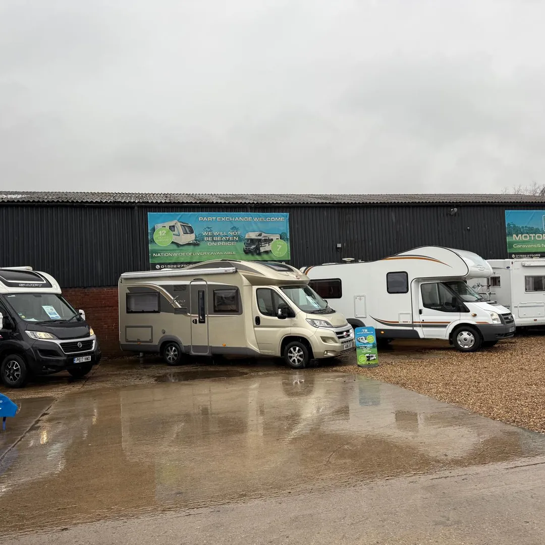 Caravans and motorhomes at TB Motorhomes Ltd, Lincoln