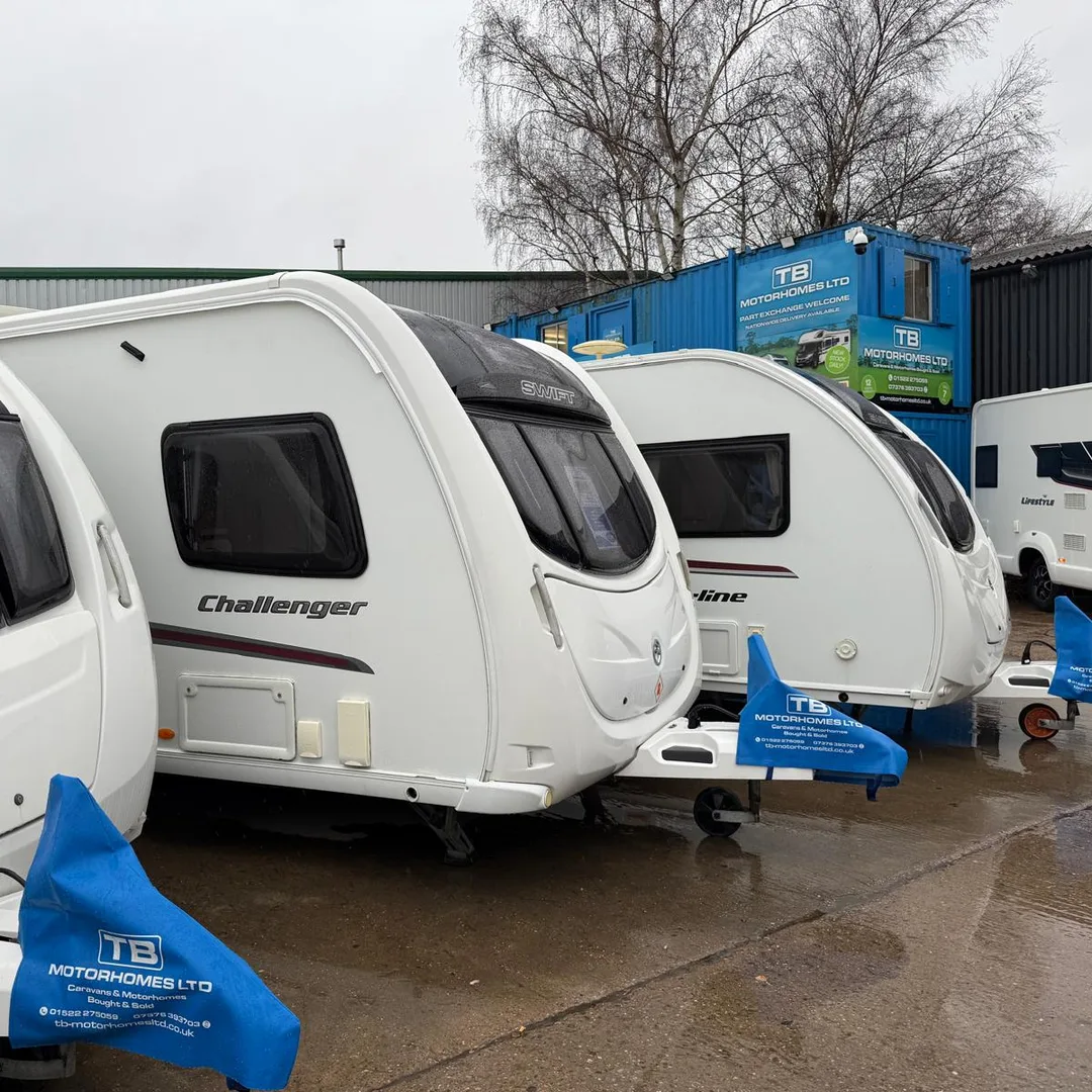 Caravans and motorhomes at TB Motorhomes Ltd, Lincoln